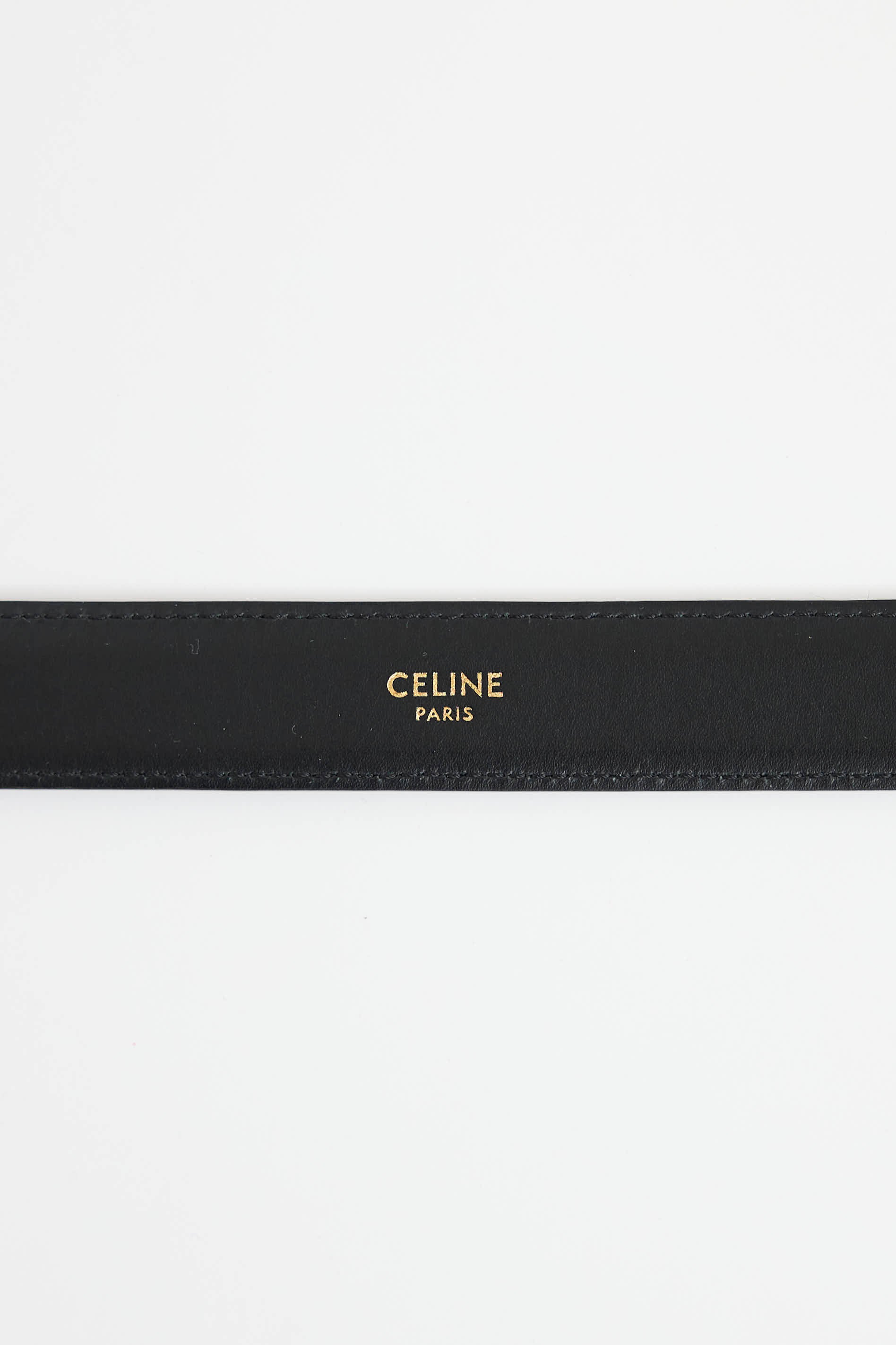 Leather Triomphe Belt