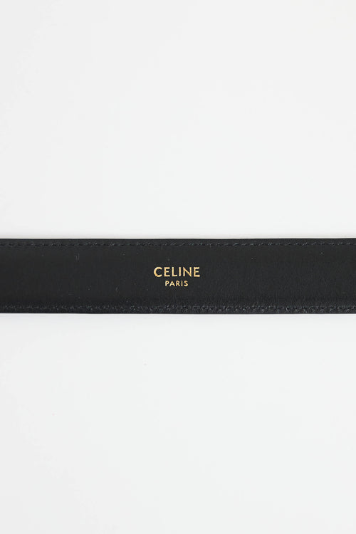 Leather Triomphe Belt