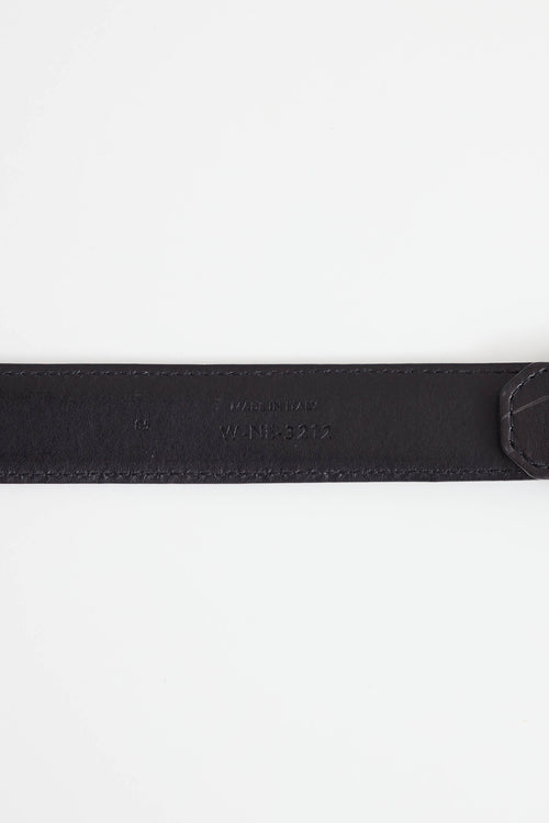 Leather Triomphe Belt
