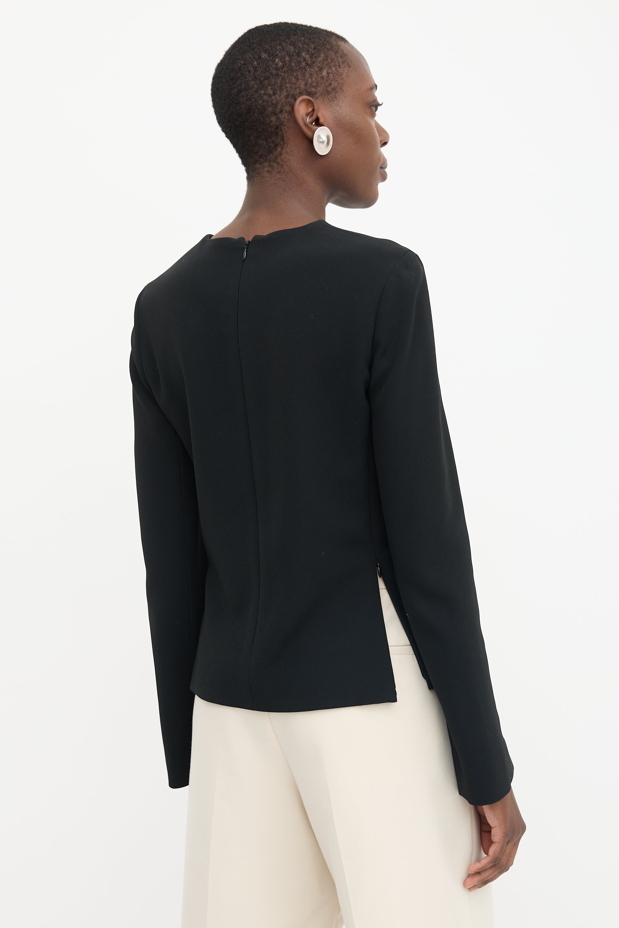 Celine Zipped Vent Top
