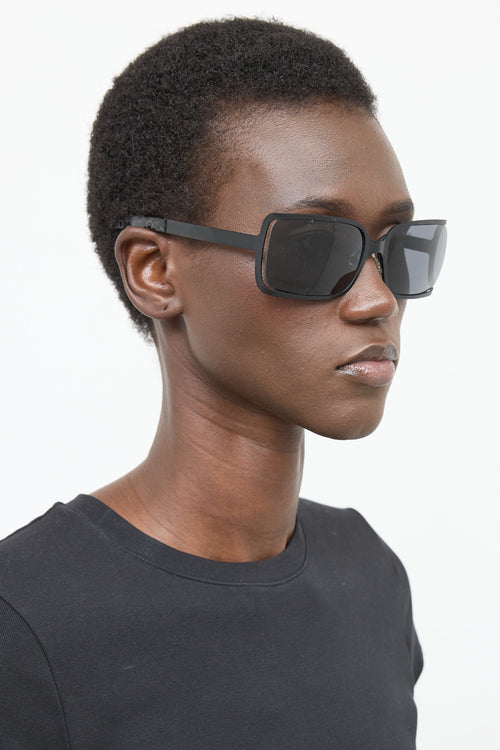 Celine SC1015 Rectangle Metal Sunglasses