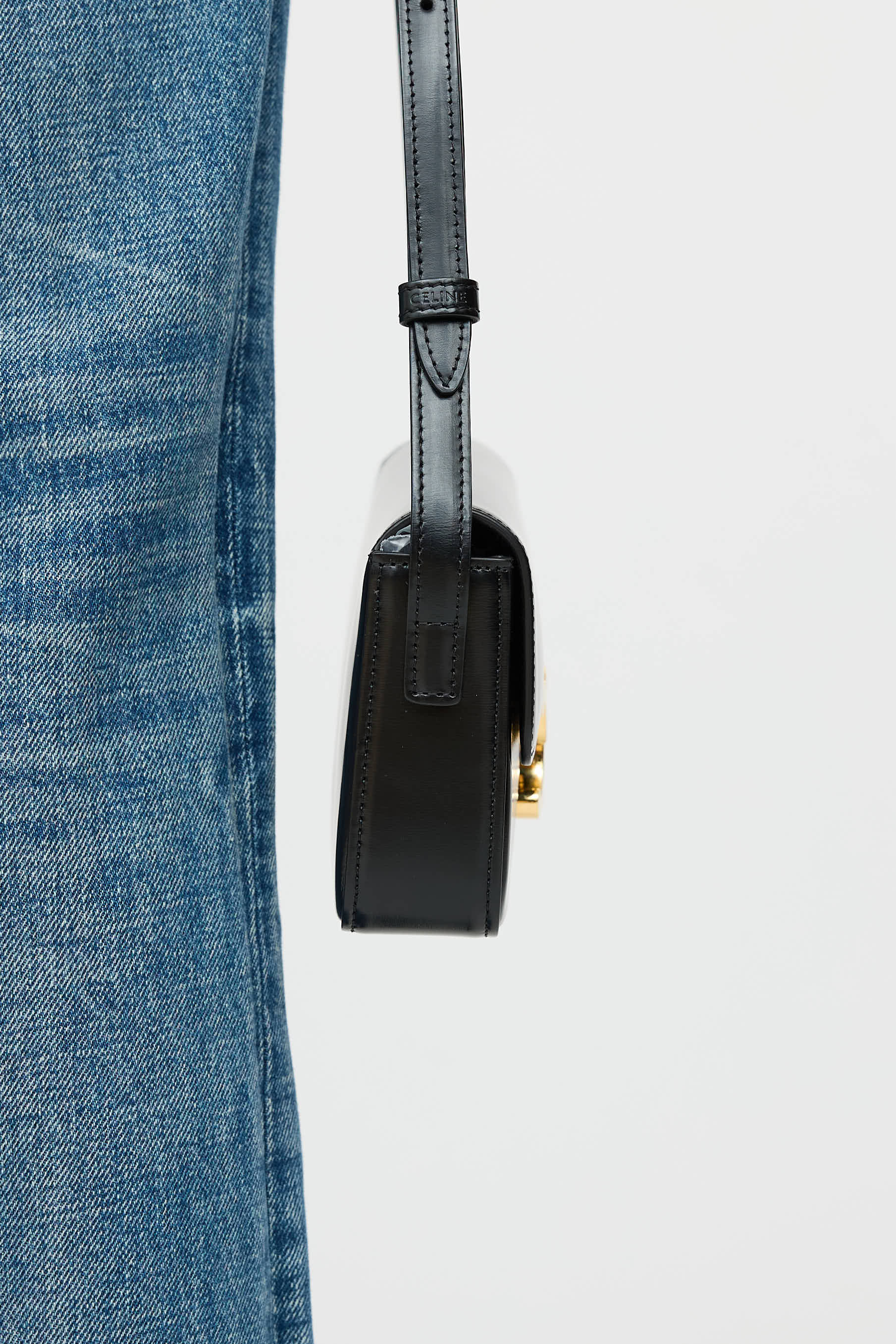 Celine Leather Claude Triomphe Bag
