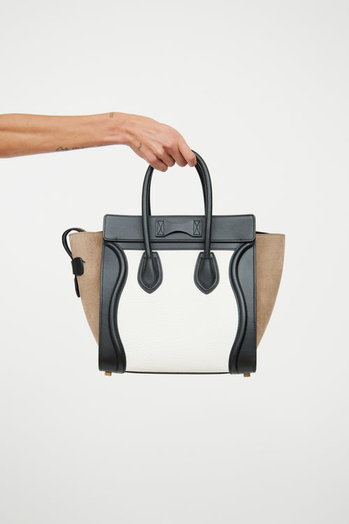 Celine Tri-Color Luggage Tote