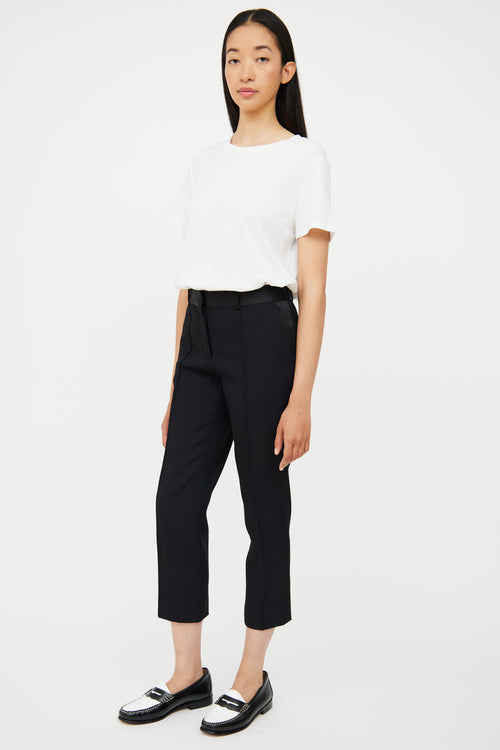 Wool Cropped Pant