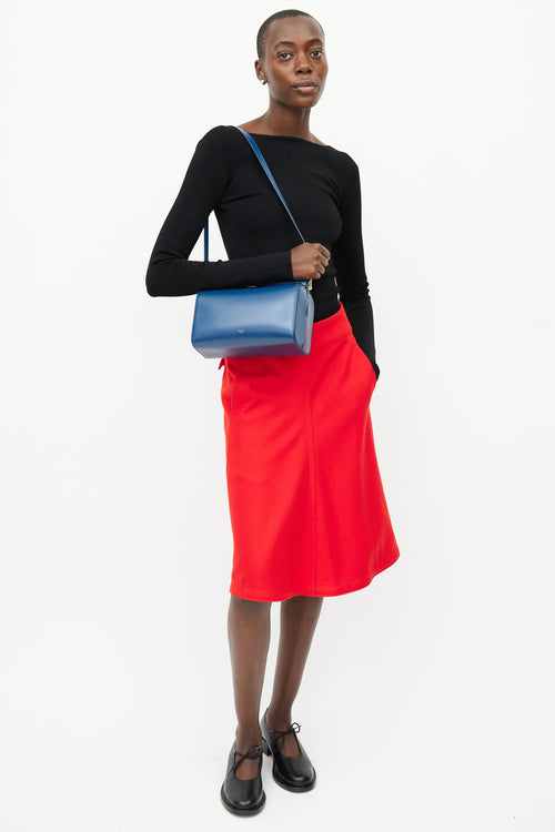 Celine Blue & Gold Doctor Bag