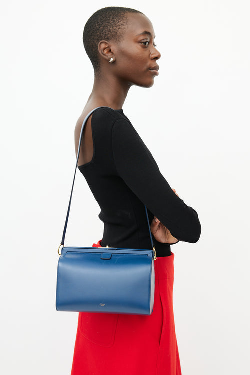 Celine Blue & Gold Doctor Bag