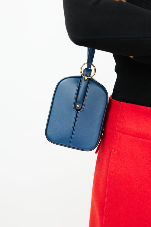 Celine Blue & Gold Doctor Bag