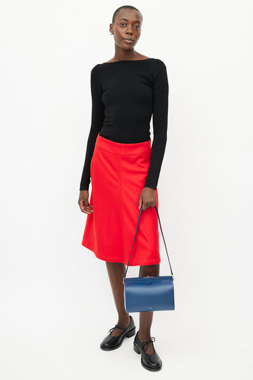 Celine Blue & Gold Doctor Bag