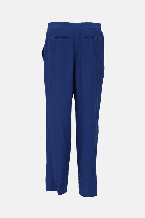 Celine Silk Zip Tapered Pant