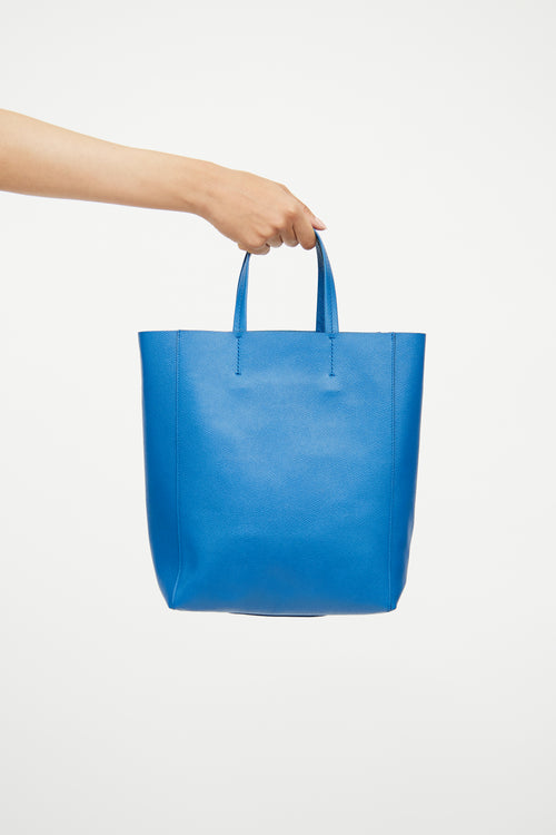 Celine Blue Small Vertical Cabas Bag