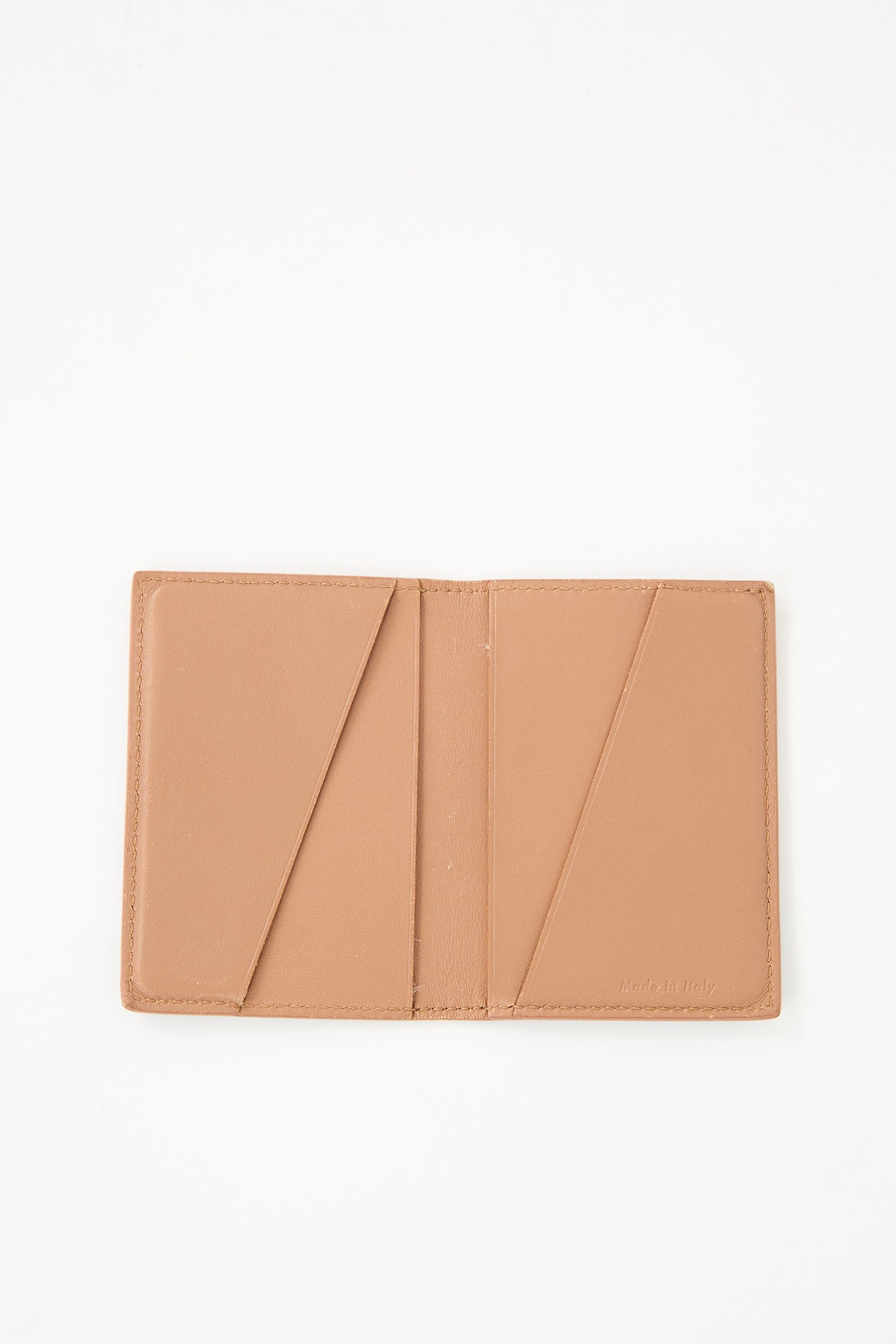 Celine Brown & Black Leather Bifold Card Holder
