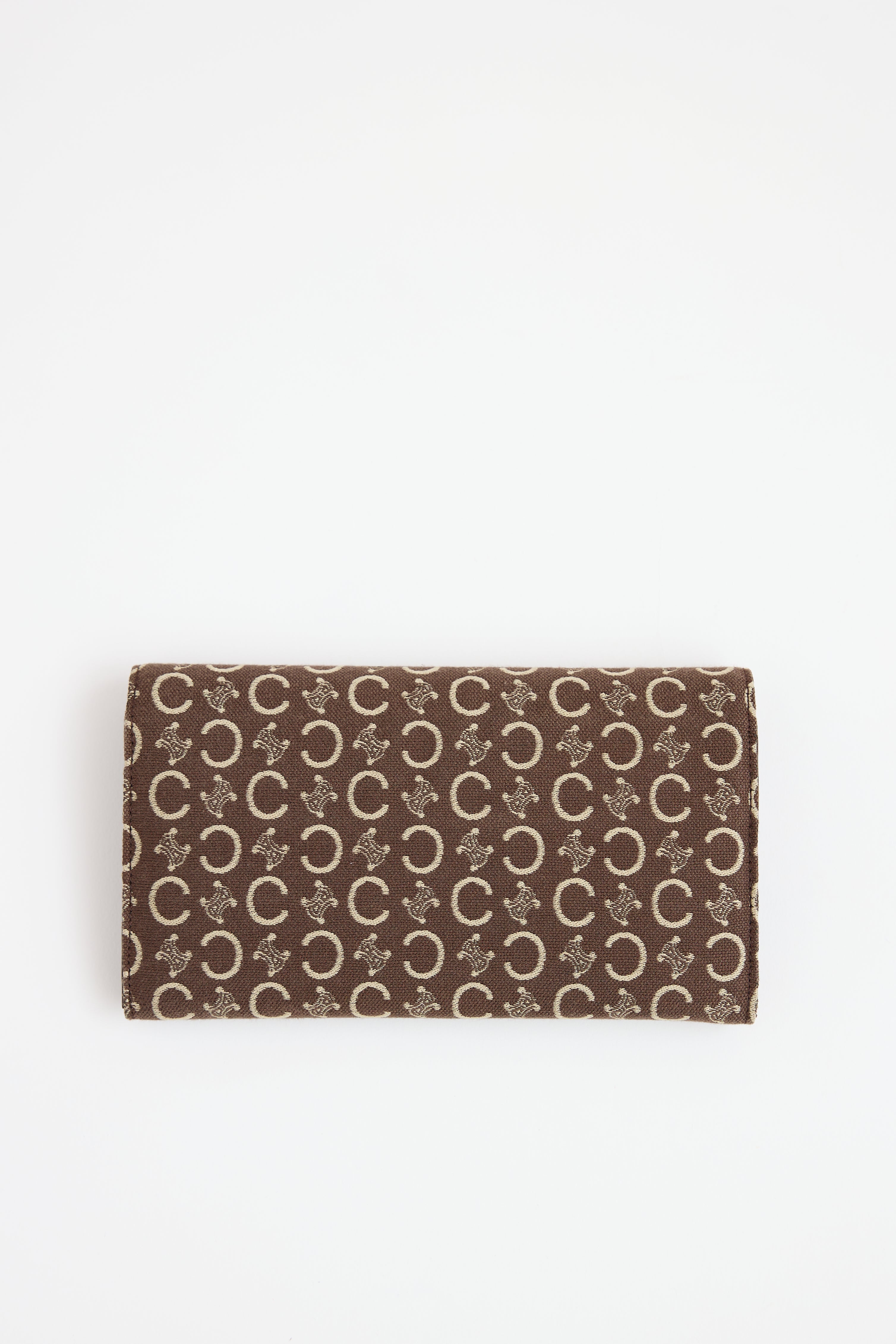 Celine Macadam Monogram Flap Wallet
