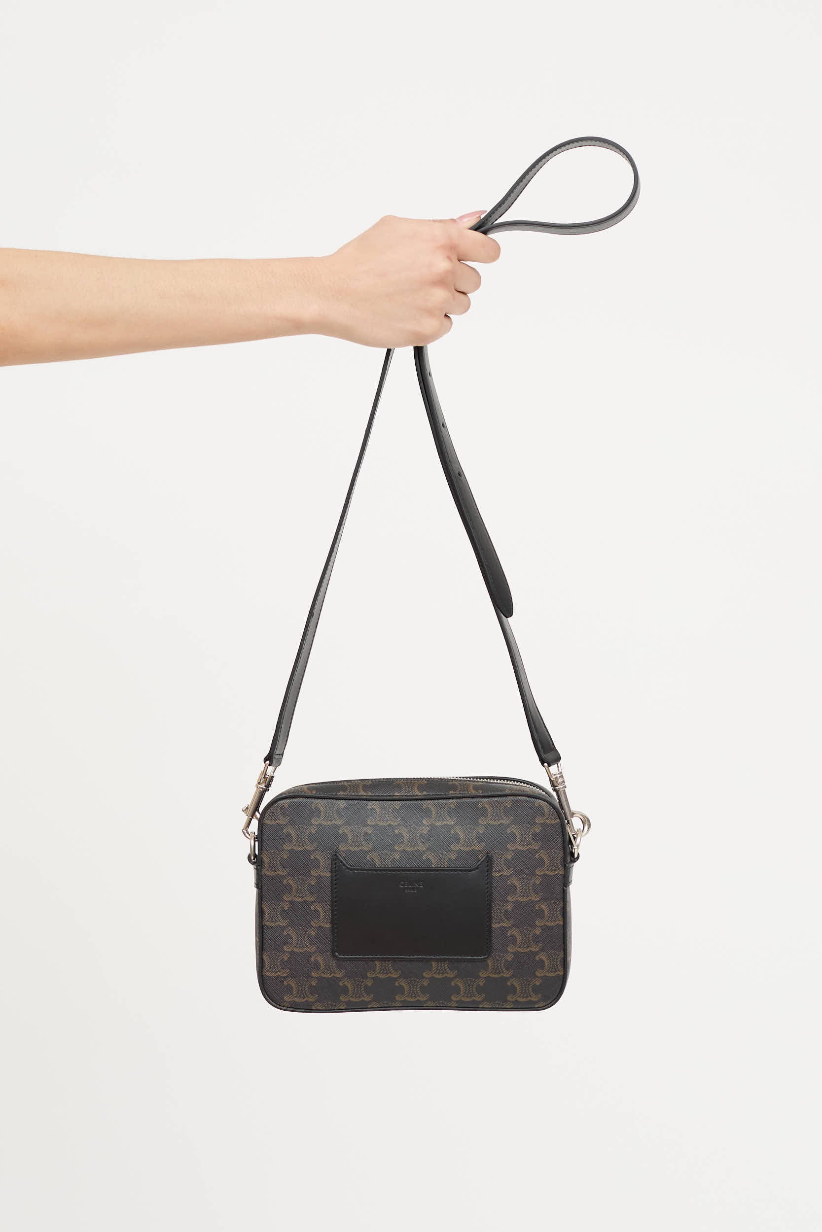 Celine Small Triomphe Monogram Messenger Bag