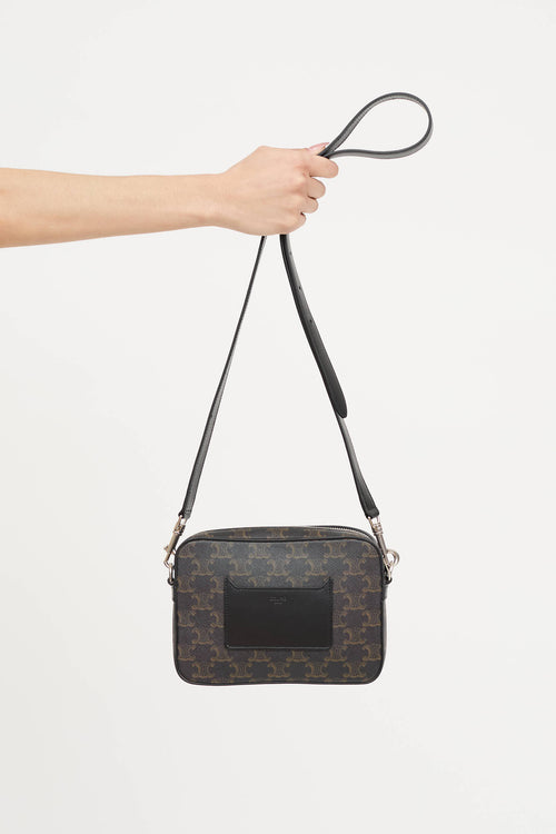 Celine Small Triomphe Monogram Messenger Bag