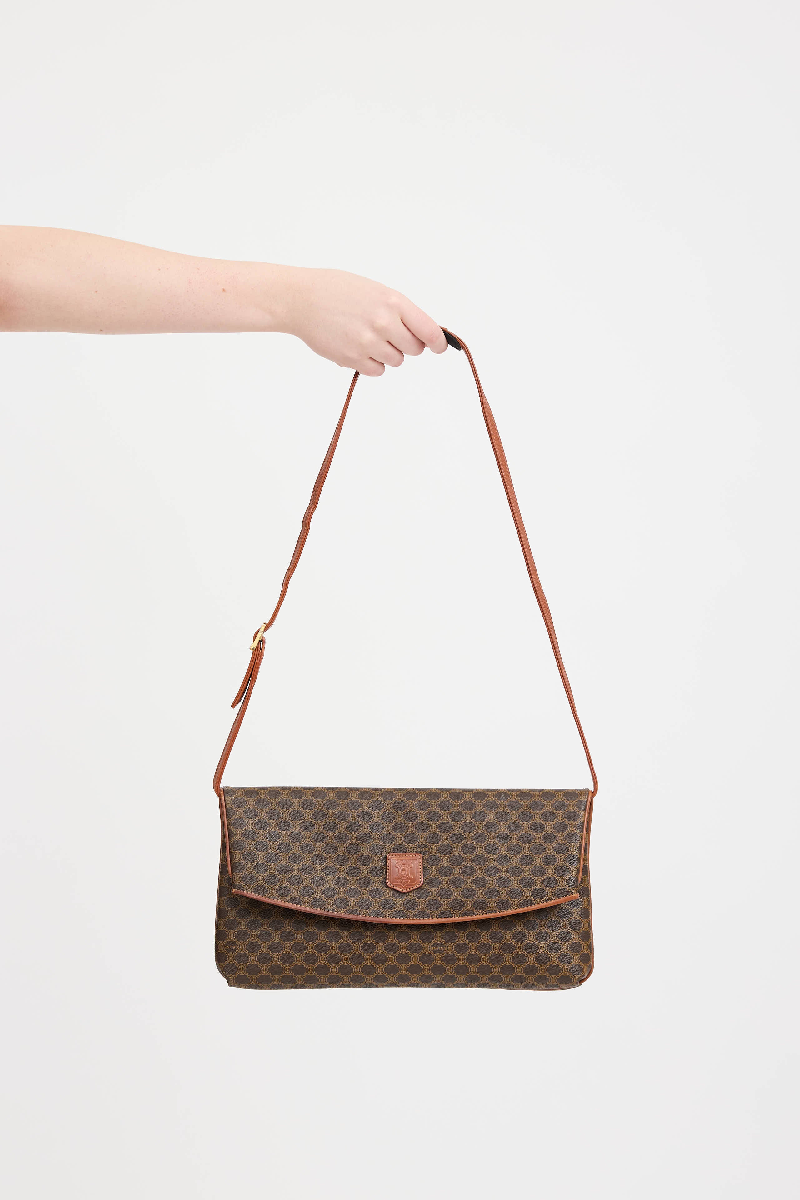 Celine Macadam Flap Clutch