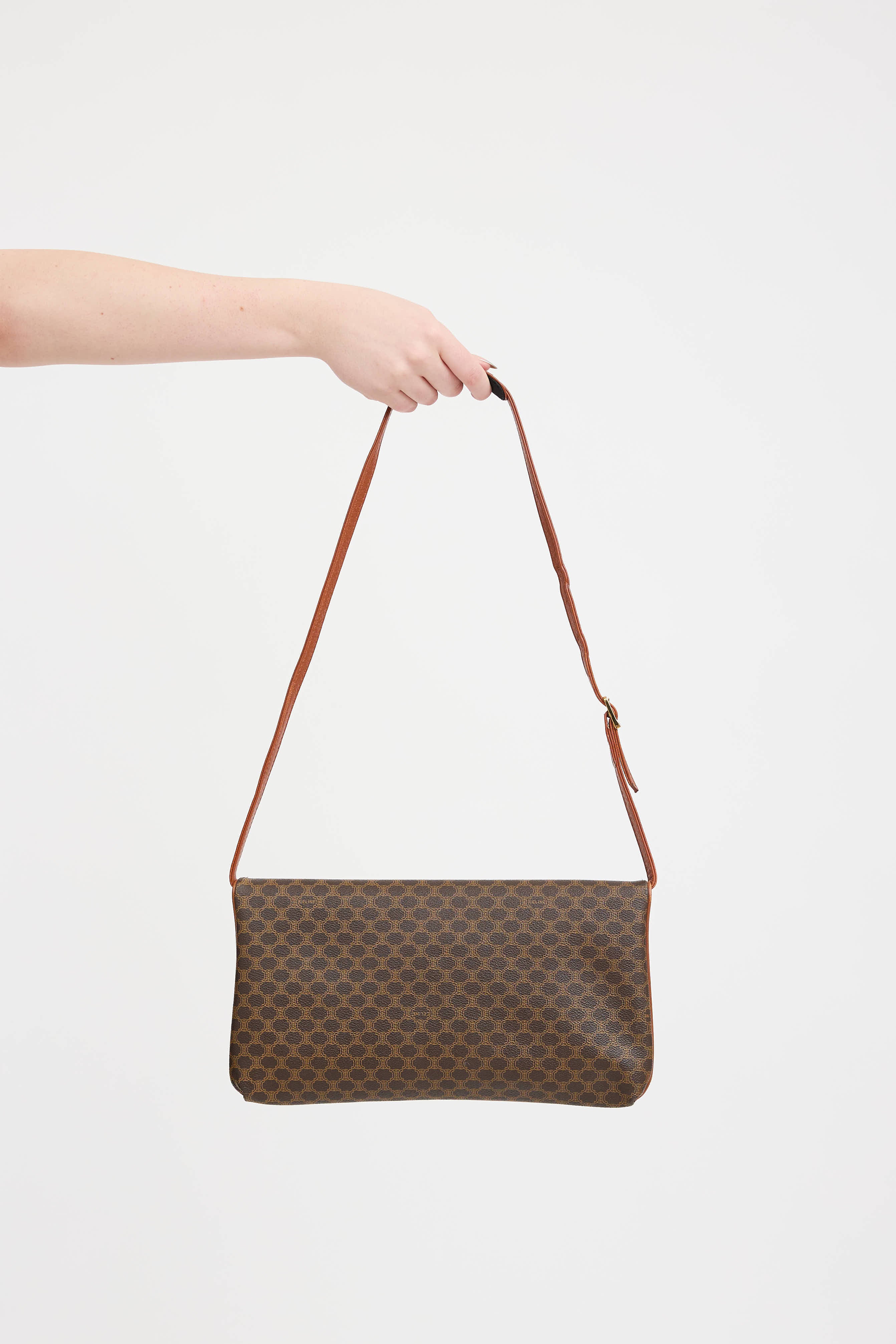 Celine Macadam Flap Clutch