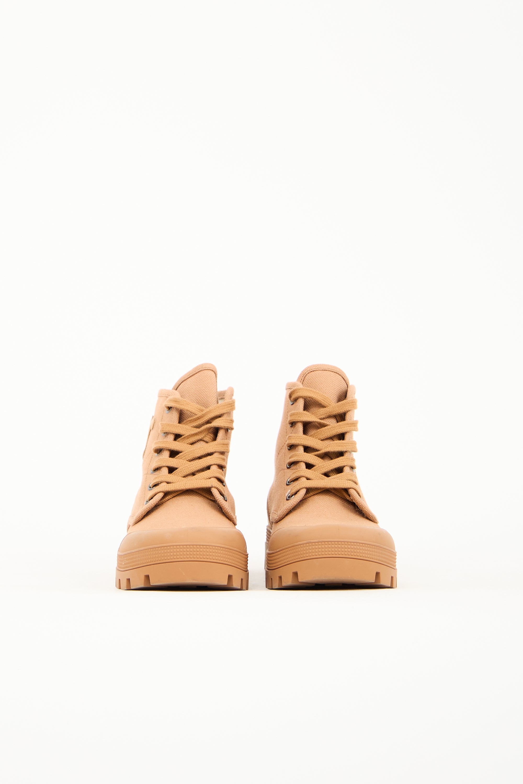 Celine Canvas Patapan Ankle Boot