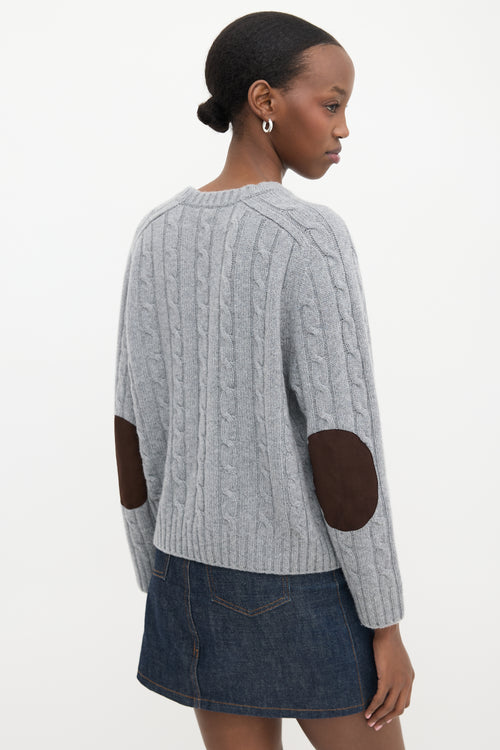 Celine Cashmere Cable Knit Sweater