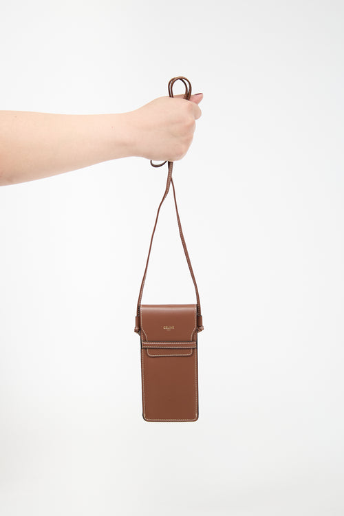 Celine Leather Crossbody Pouch