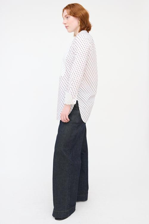 Celine Dot Bib Shirt