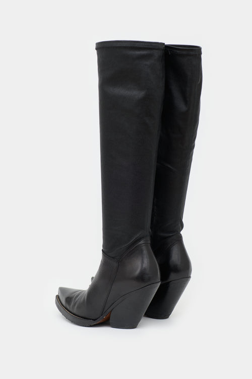Celine FW 2017 Leather Pointed Boot