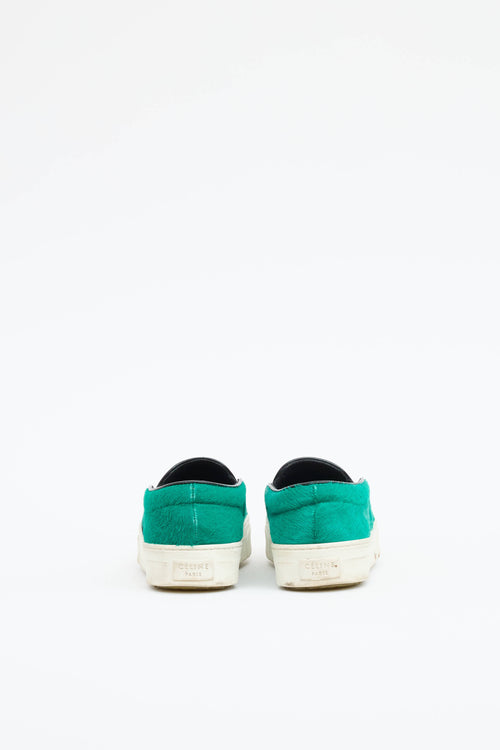 Celine Textured Slip On Sneaker