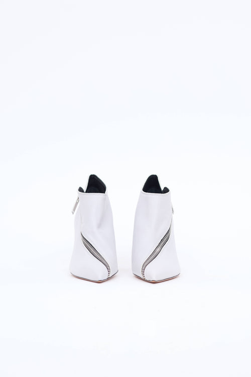 Celine Asymmetrical Zipper Bootie