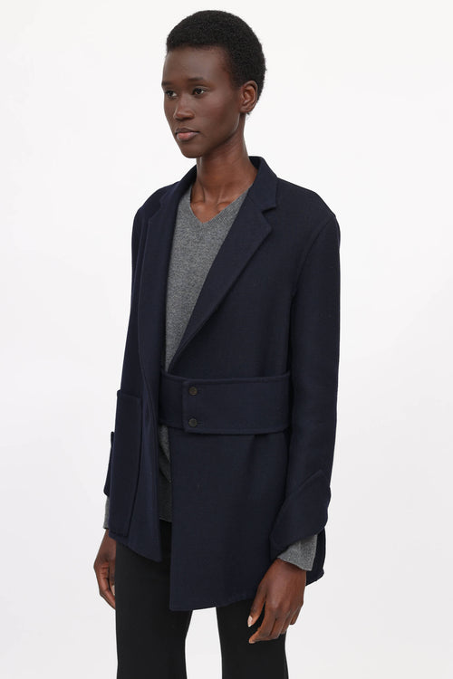 Celine Wool Belted Jacket