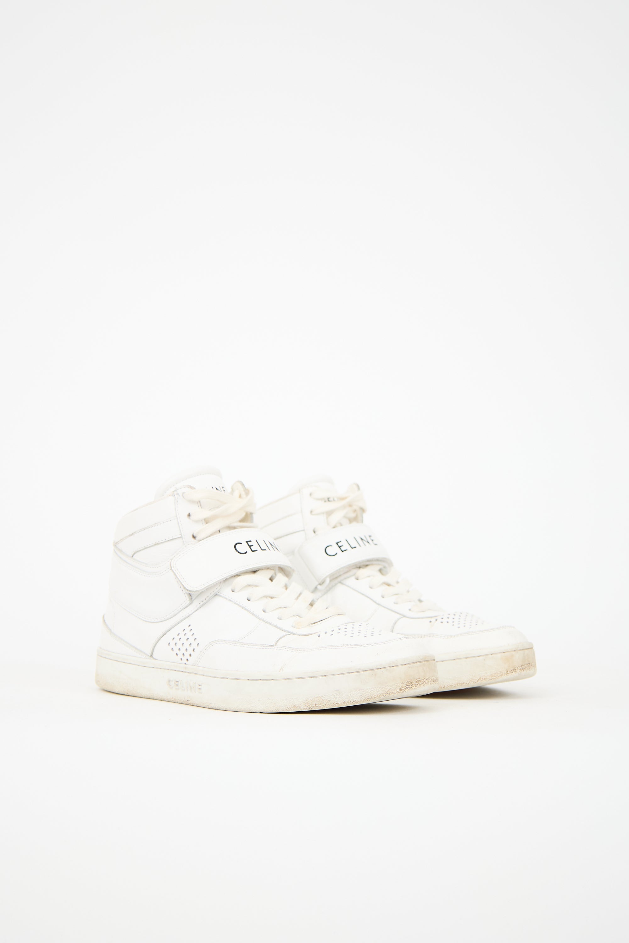 Celine Leather CT-03 High Top Sneaker