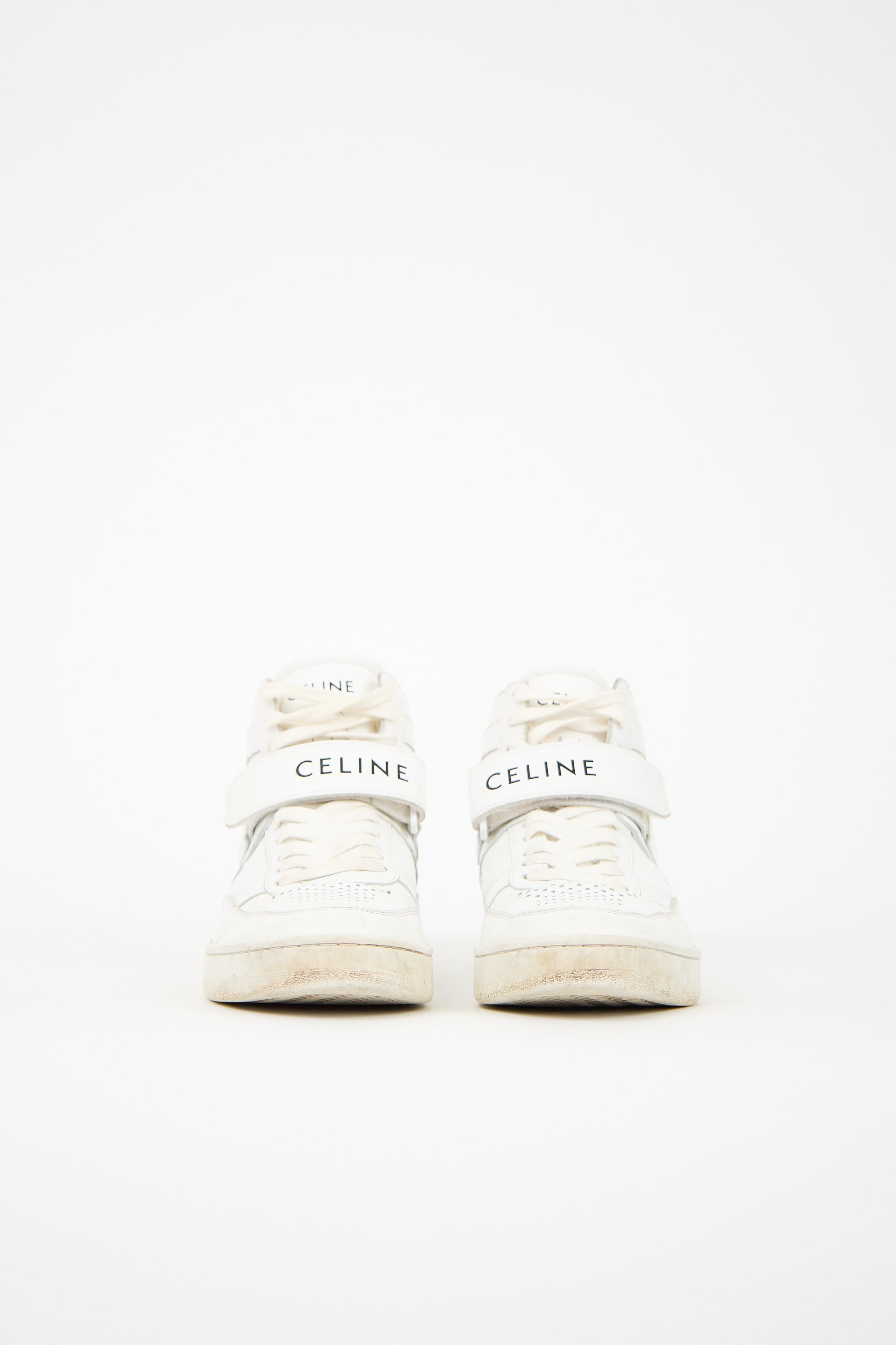Celine Leather CT-03 High Top Sneaker