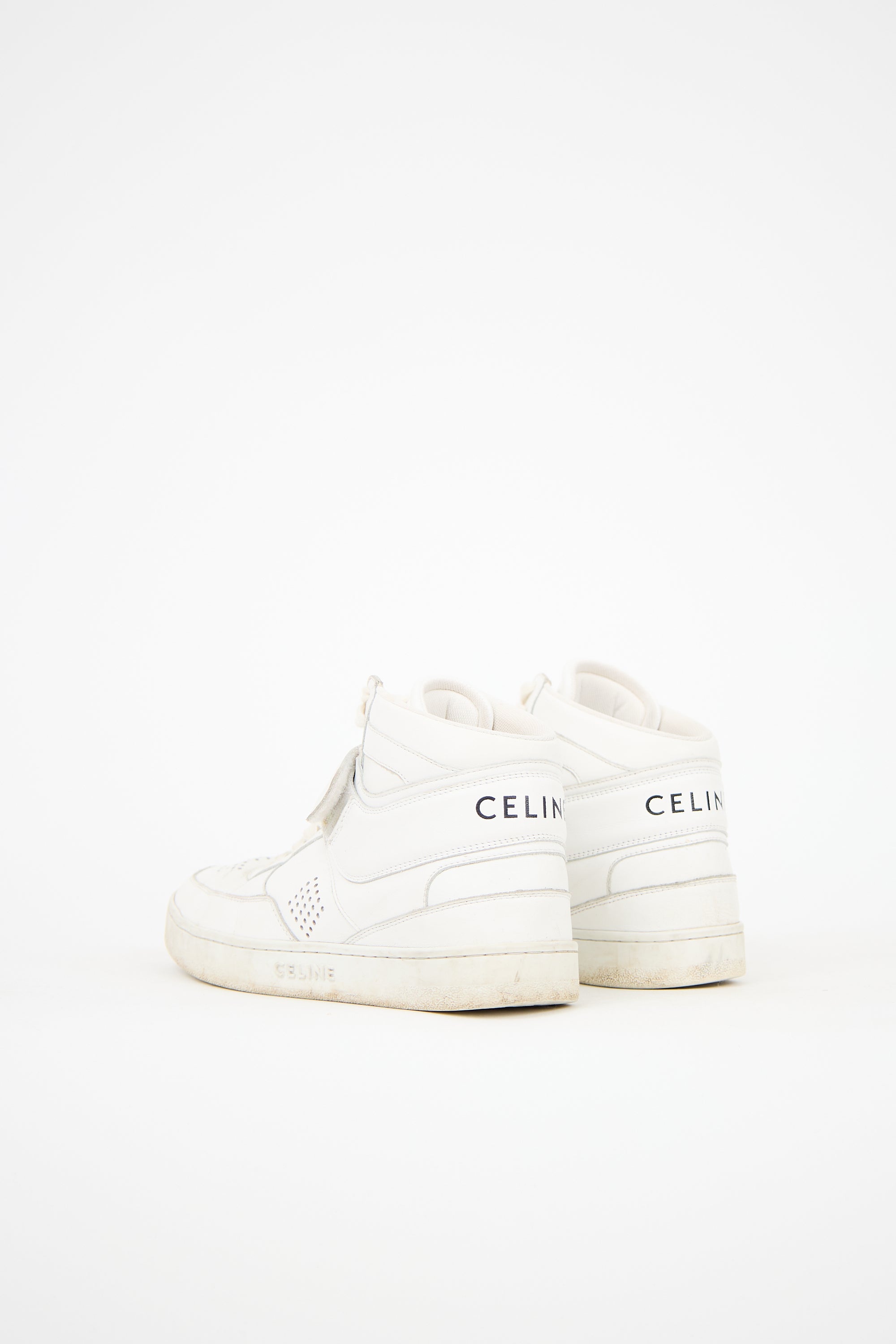 Celine Leather CT-03 High Top Sneaker