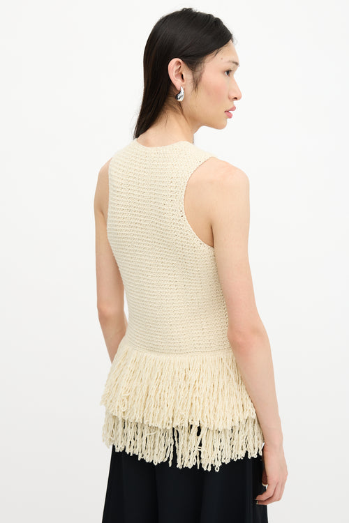 Celine Resort 2015 Knit Fringe Top