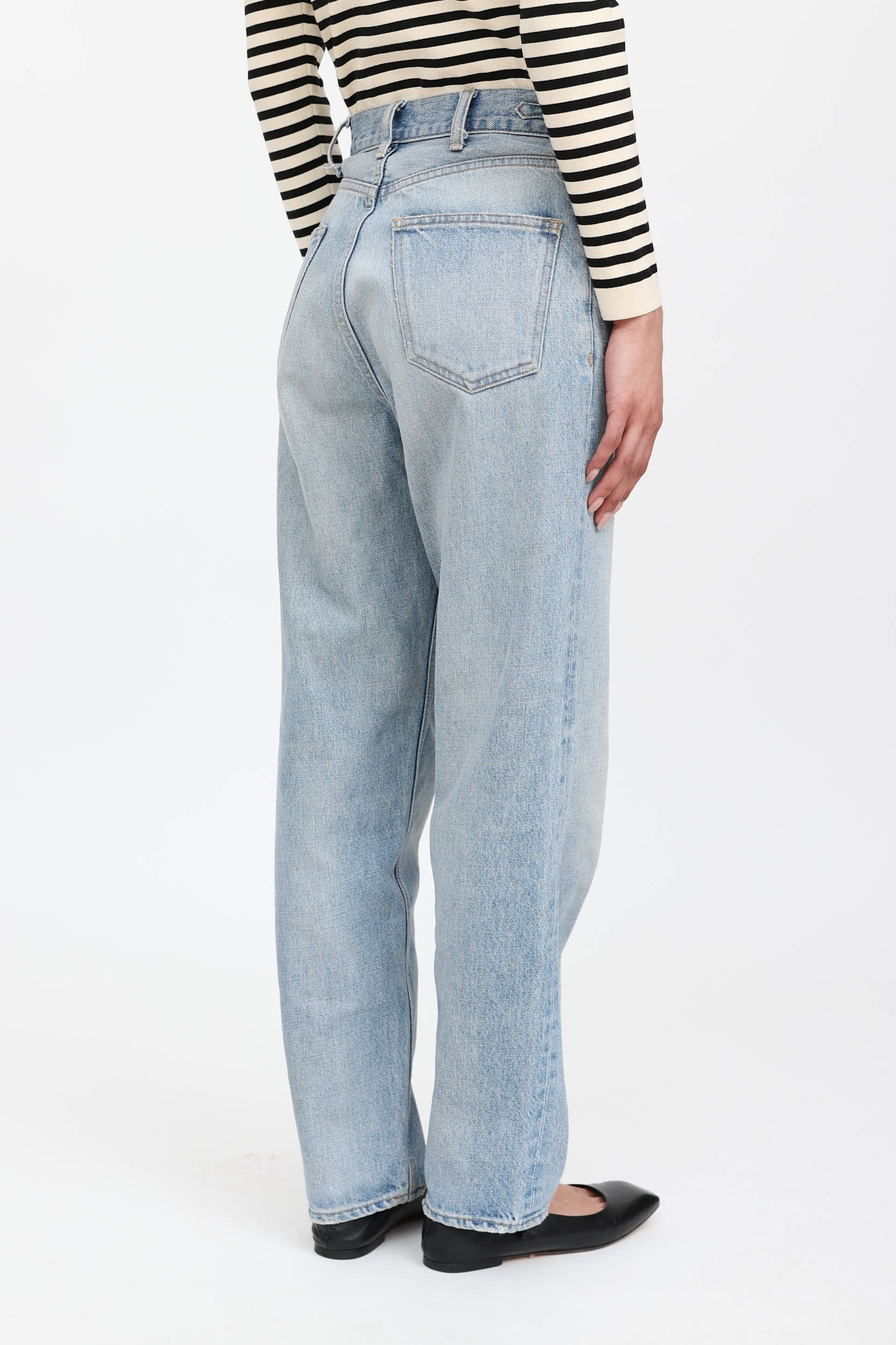 Celine Light Wash Margaret Chain Jeans