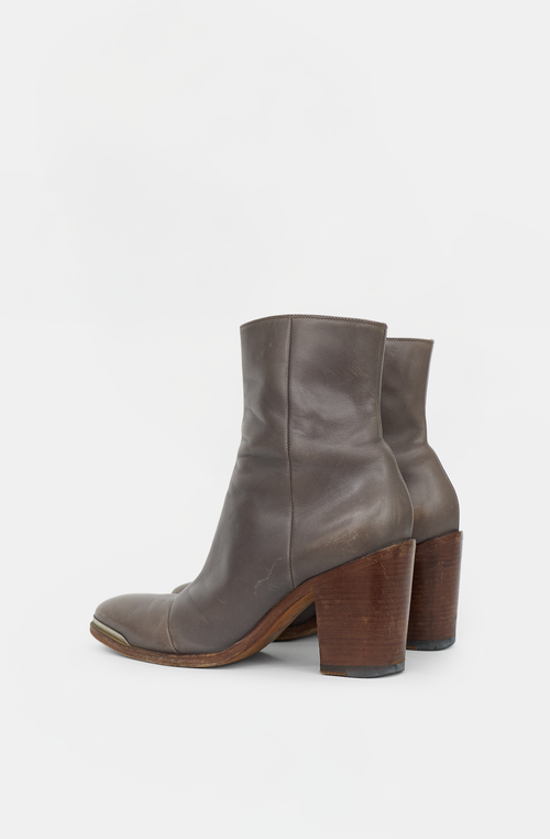 Celine Leather Ankle Boot