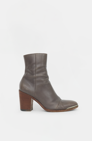 Celine Leather Ankle Boot