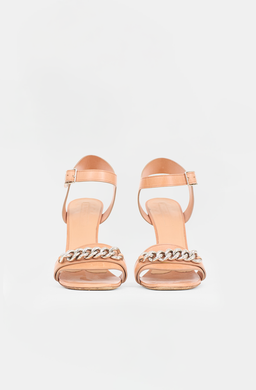 Celine Leather Chain Sandal