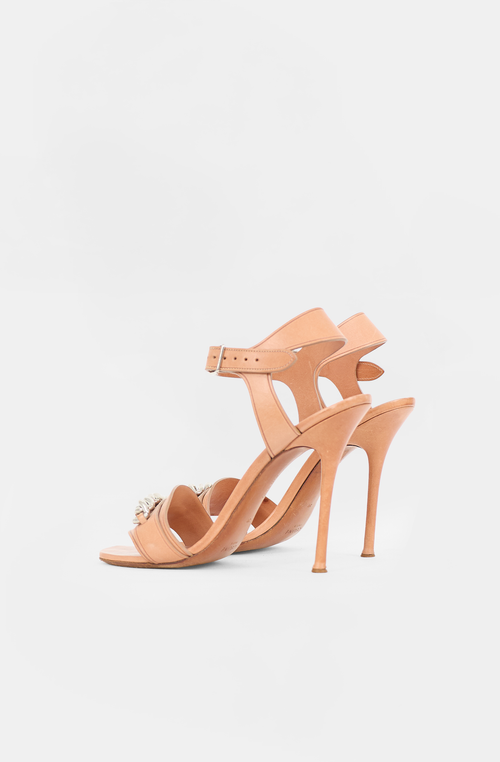 Celine Leather Chain Sandal