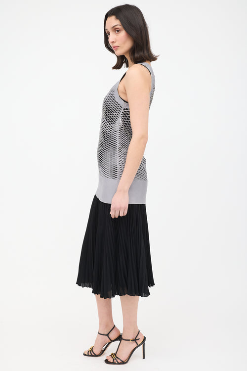 Celine Leather Laser Cut Tank Top