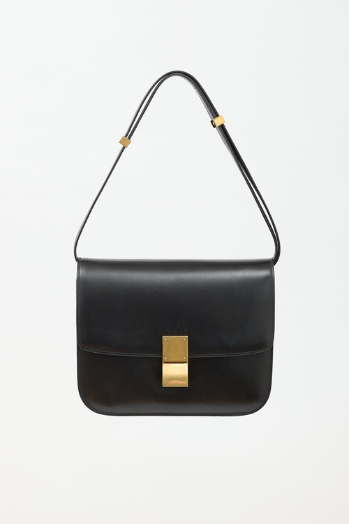 Celine Leather Medium Classic Box Bag