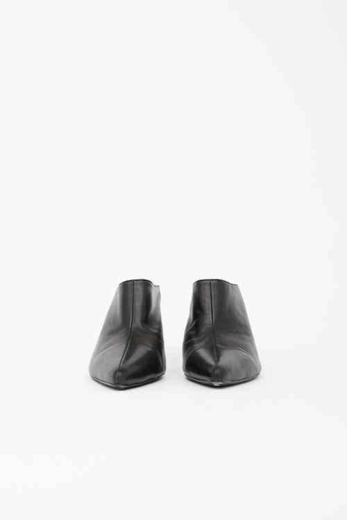 Celine Leather Pointed Mule
