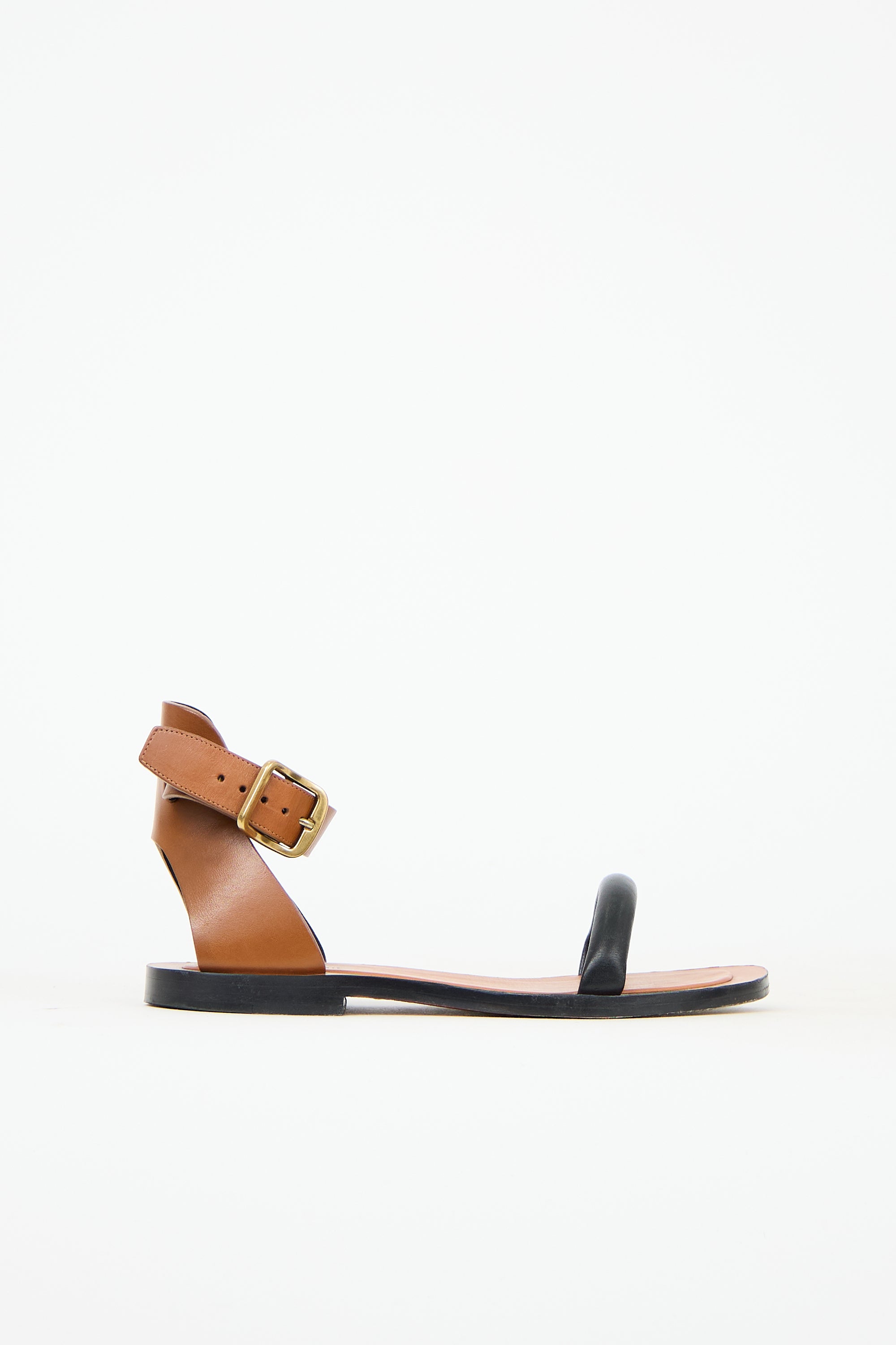 Celine Leather Buckle Sandal