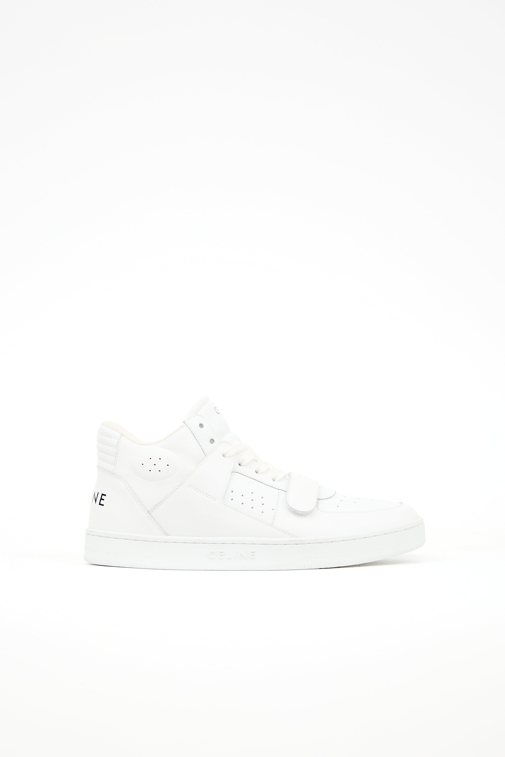 Celine Leather CT-02 Mid Sneaker