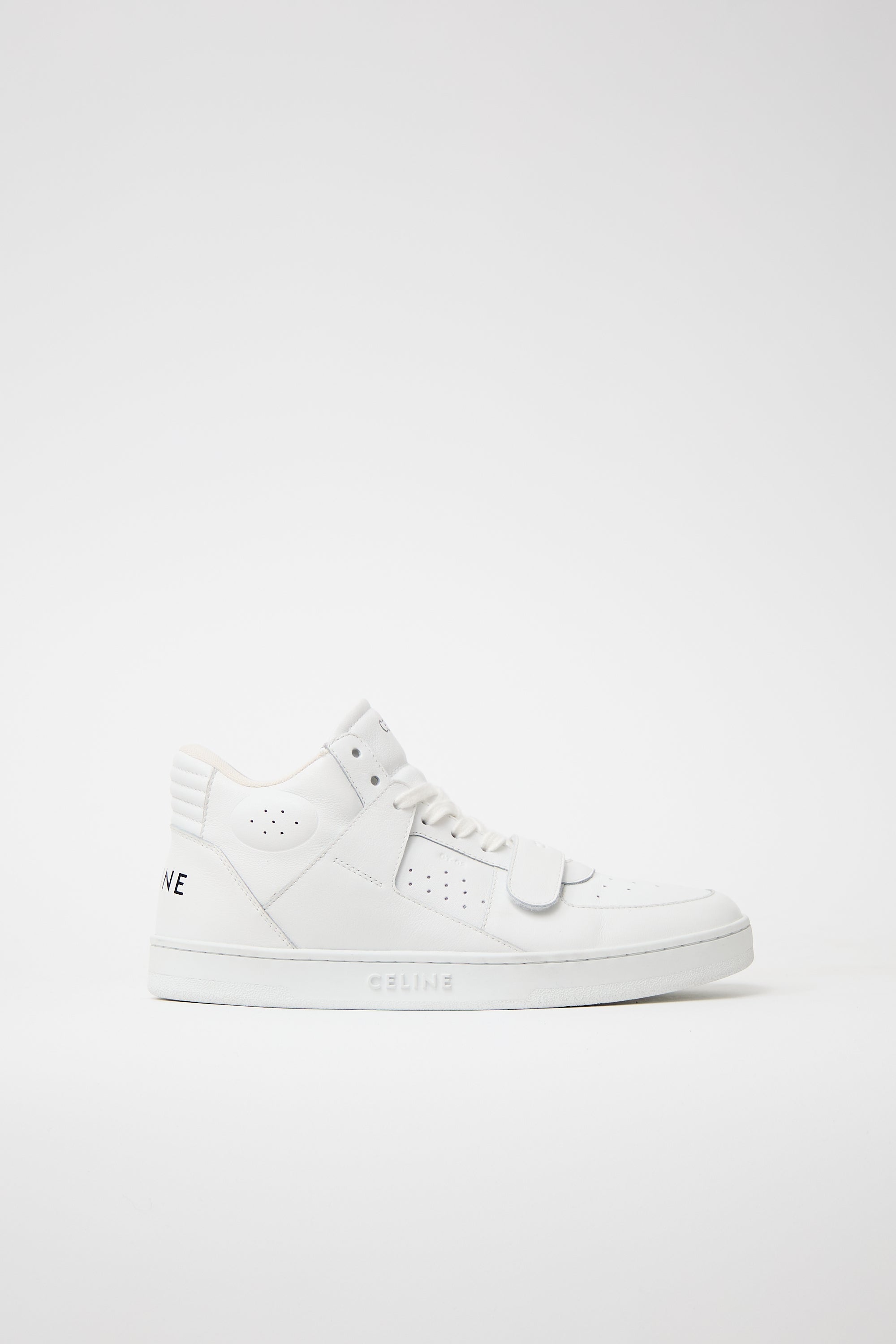 Celine Leather CT-02 Mid Sneaker