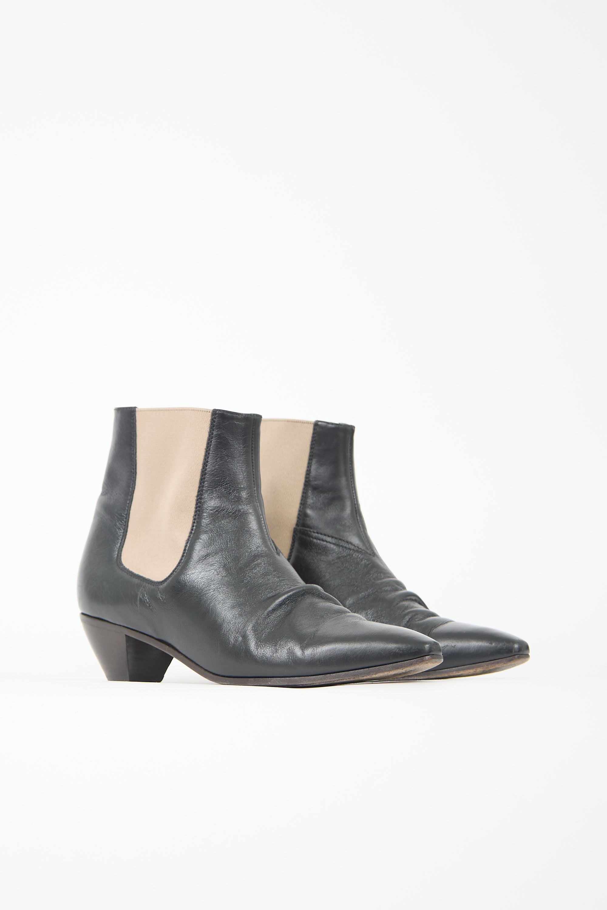 Dior Leather D-Racer Chelsea  Boot