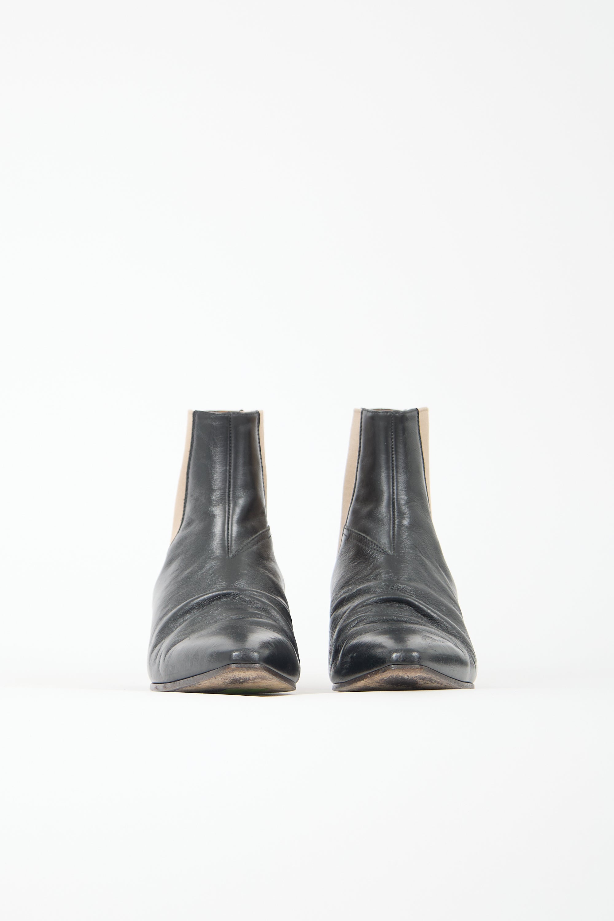 Dior Leather D-Racer Chelsea  Boot