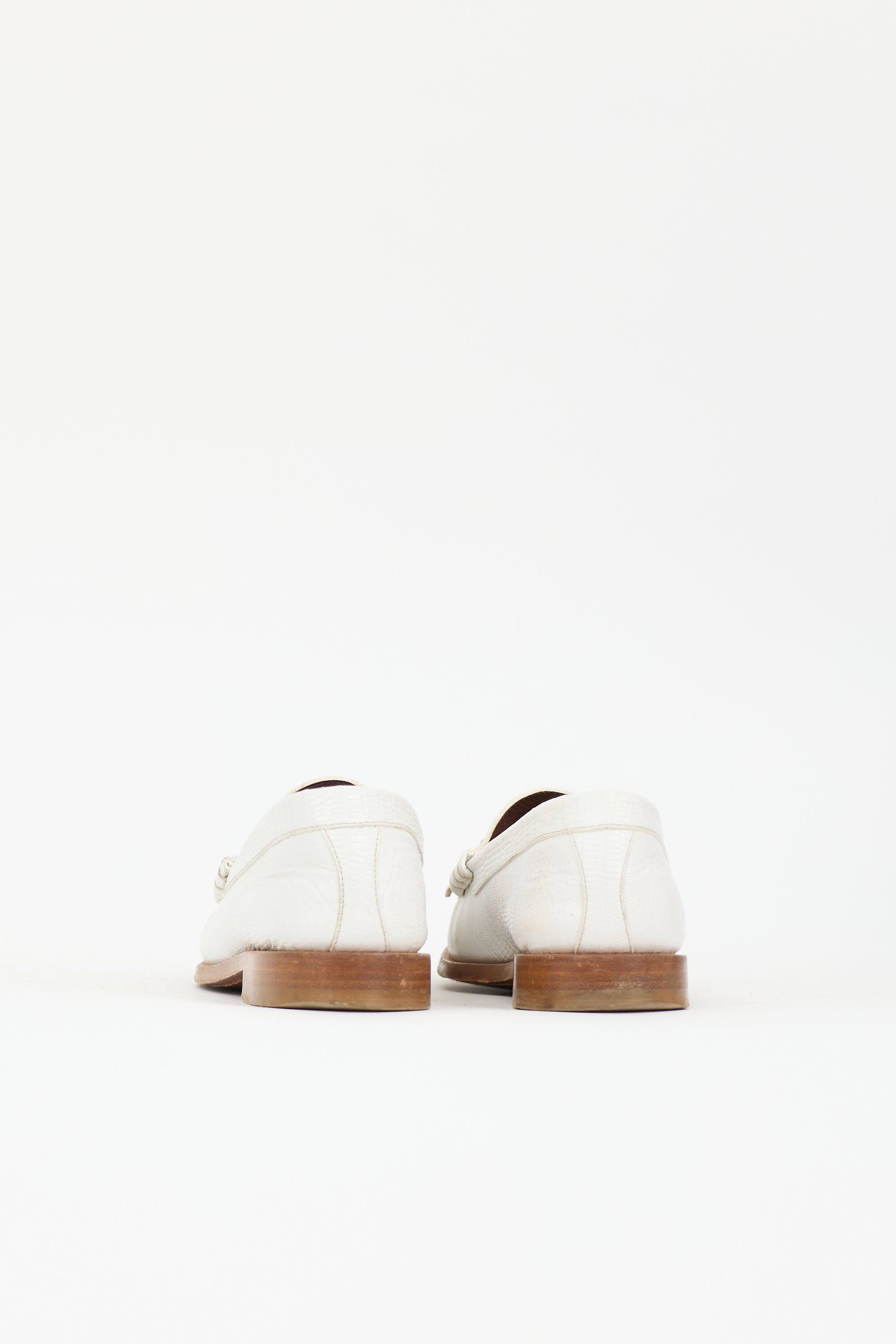 Celine Leather Luco Fringe Loafer