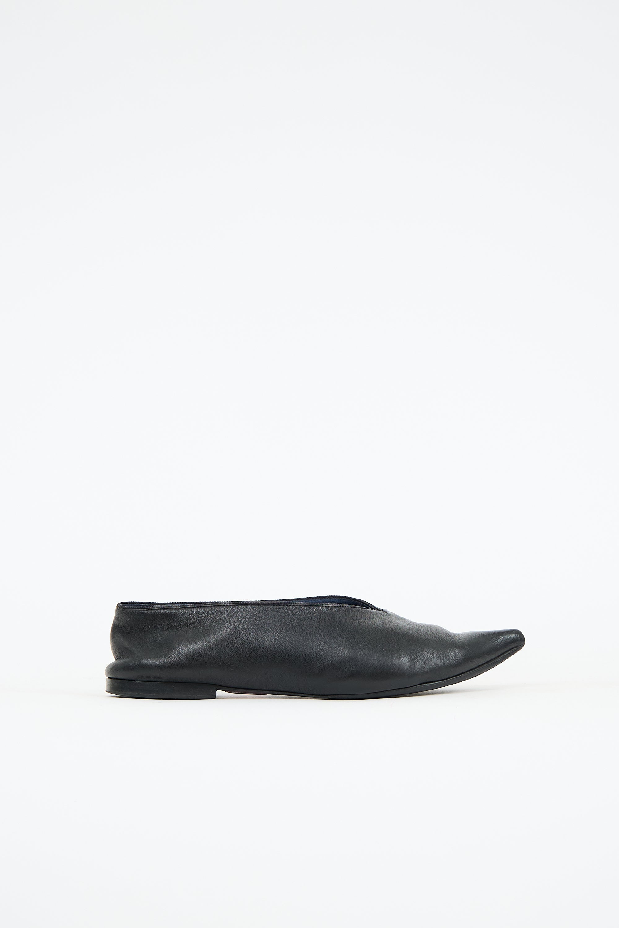 Celine Leather Pointed Toe Flat