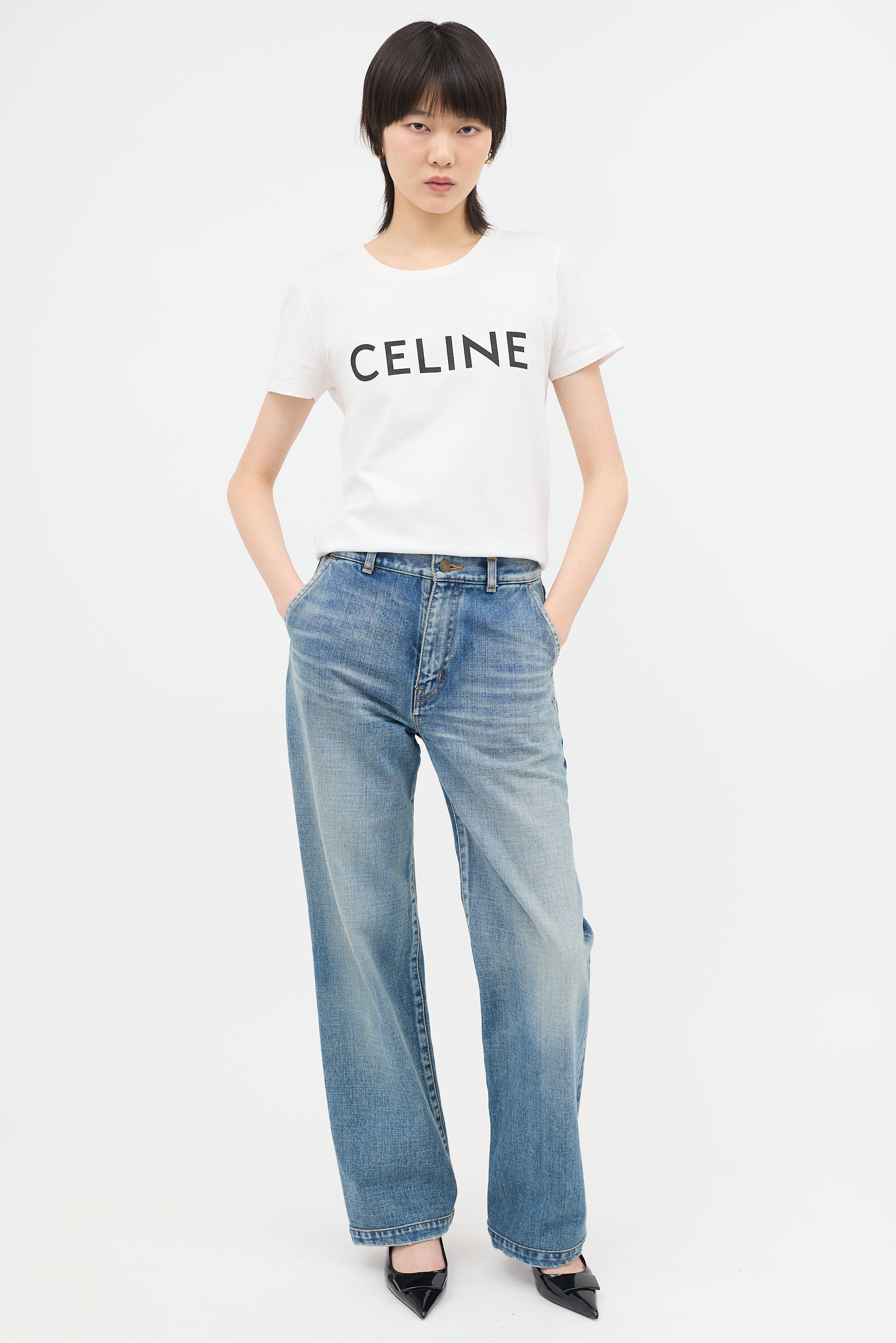 Celine Logo T-Shirt