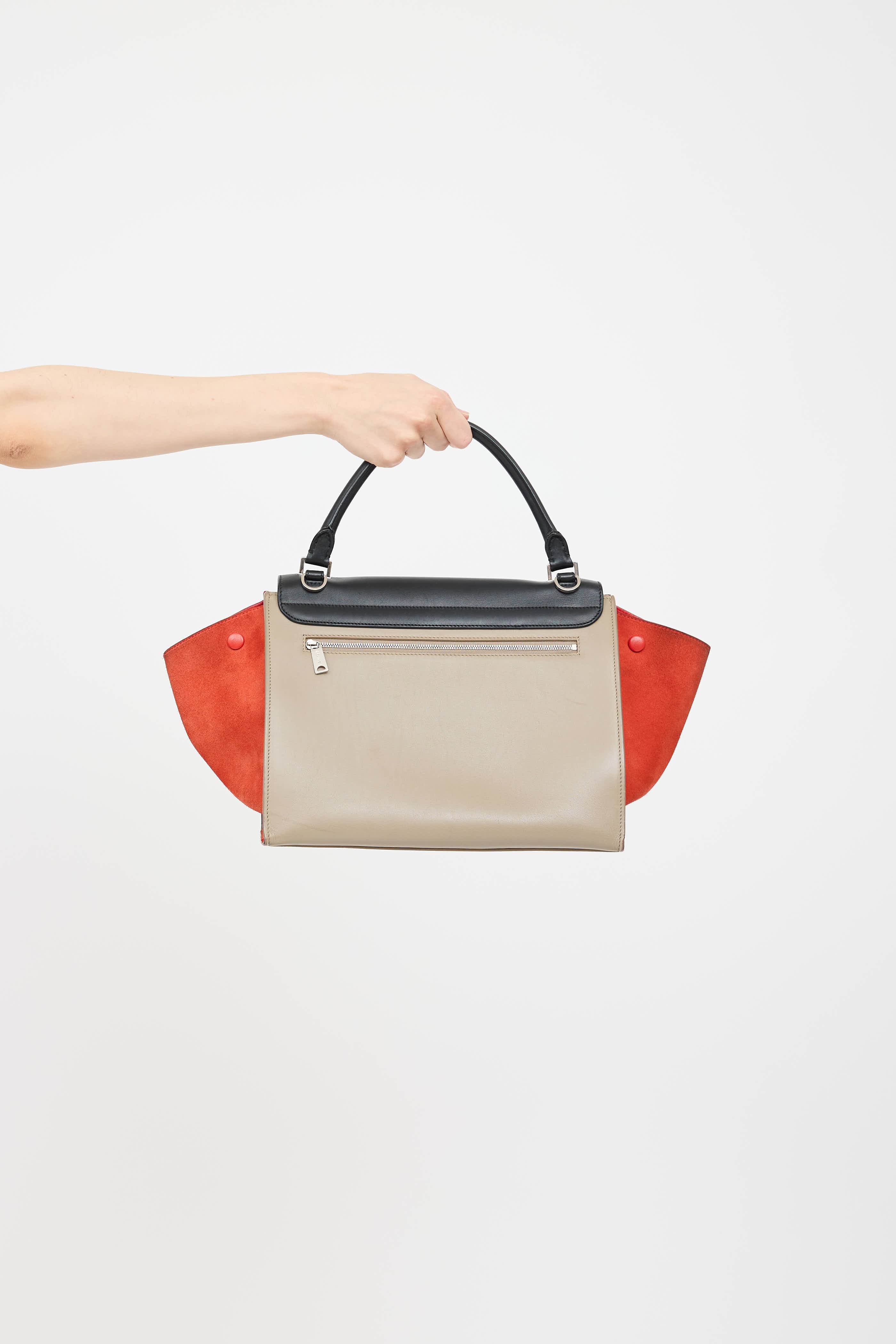 Celine Leather Trapeze Bag