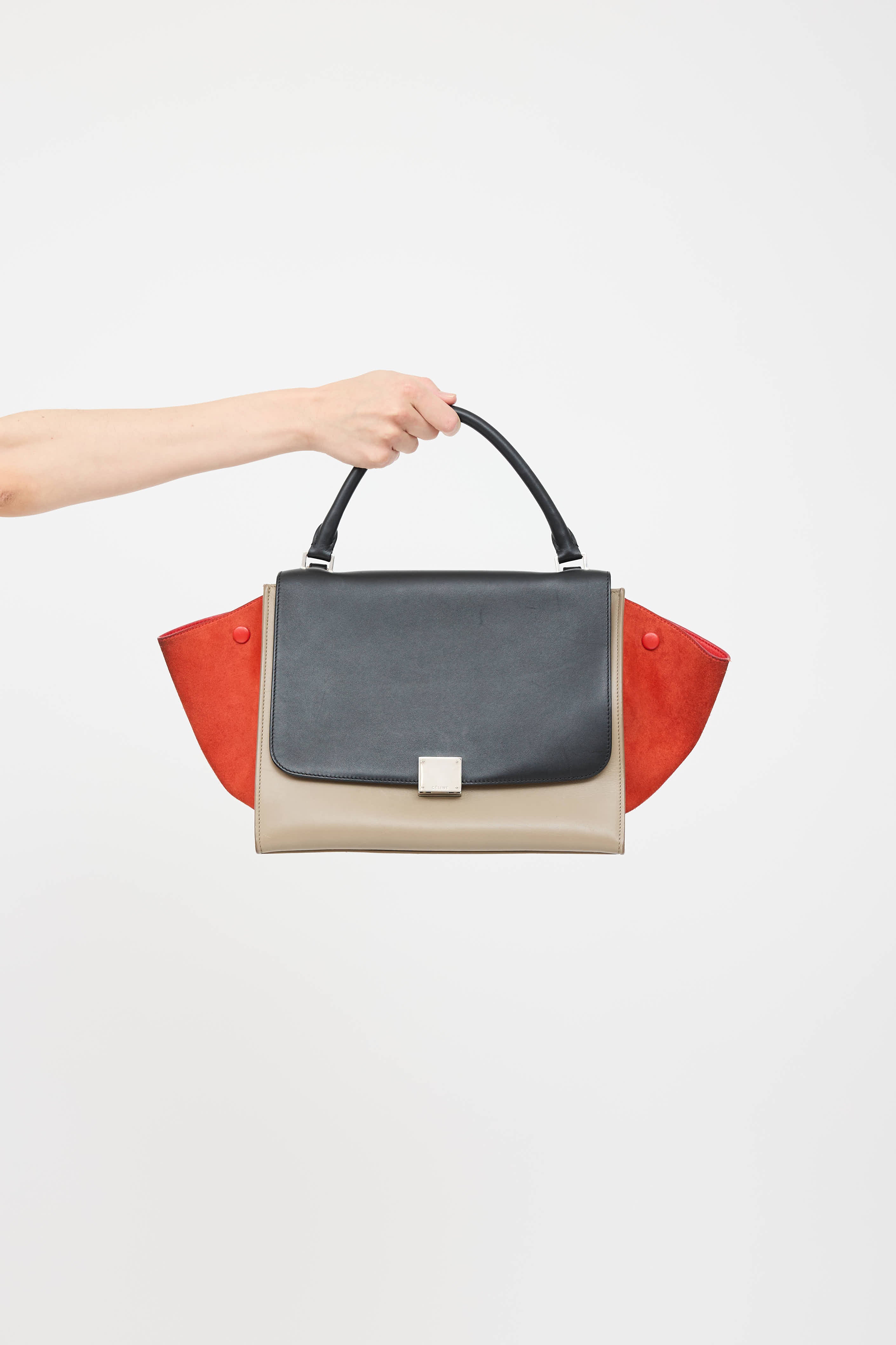 Celine Leather Trapeze Bag